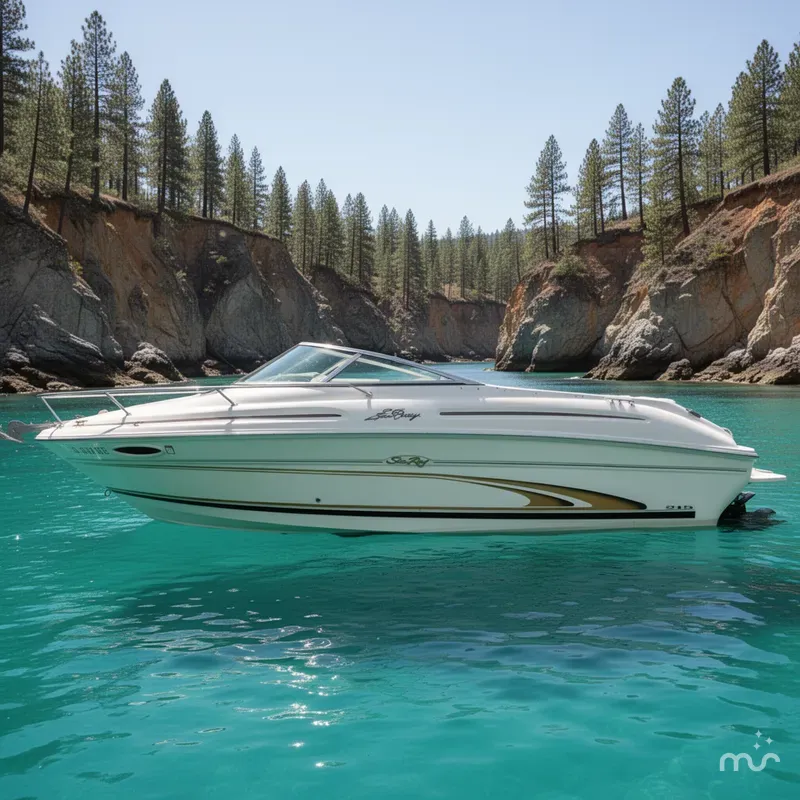 Slide: The Image of Sea Ray Express Cruiser 1999 - 2