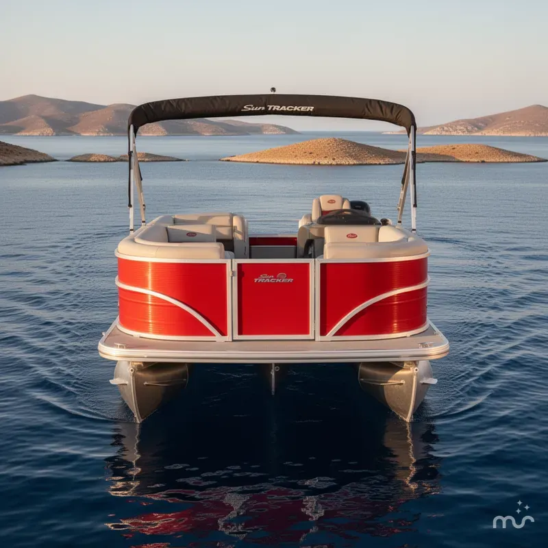 Slide: The Image of Sun Tracker Party Barge 20 DLX 2026 - 3