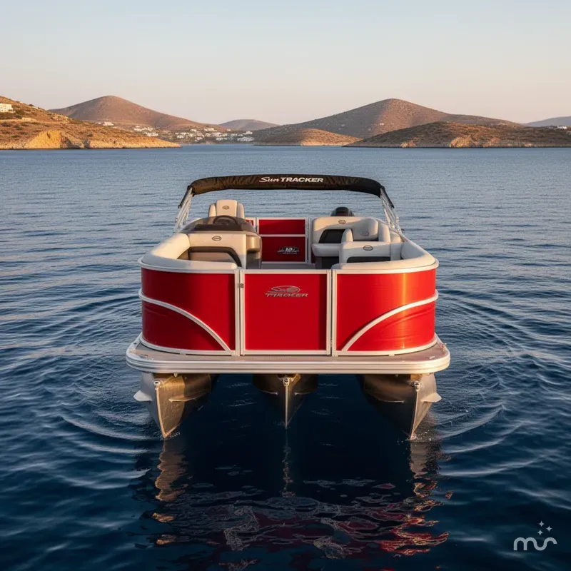 Slide: The Image of Sun Tracker Party Barge 18 DLX 2026 - 3