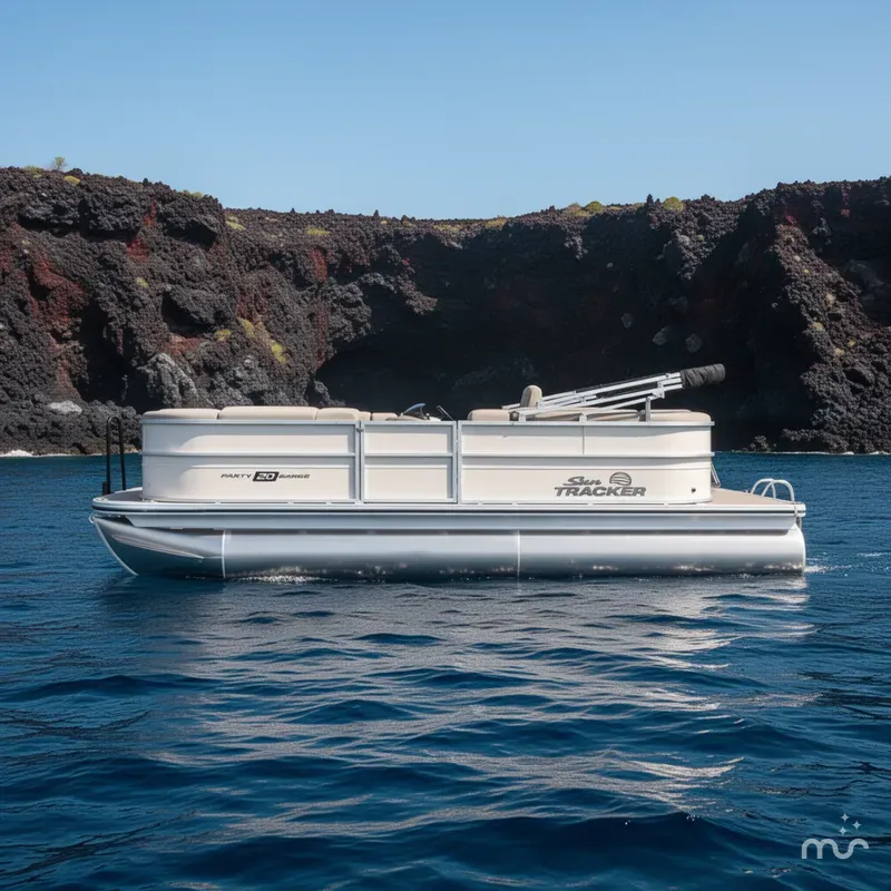 Slide: The Image of Sun Tracker Party Barge 20 DLX 2026 - 2