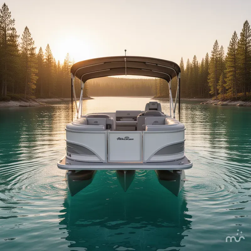 Slide: The Image of Sun Tracker Party Barge 20 DLX 2026 - 3