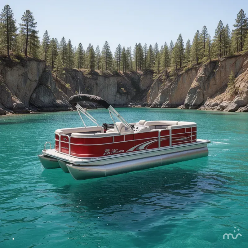 The Image of Sun Tracker Party Barge 18 DLX 2026 - 0