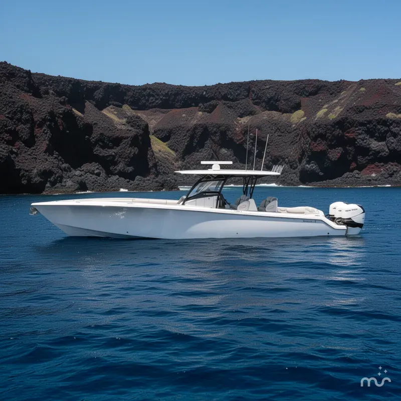 Slide: The Image of Nor-Tech 390 Sport Center Console 2019 - 2