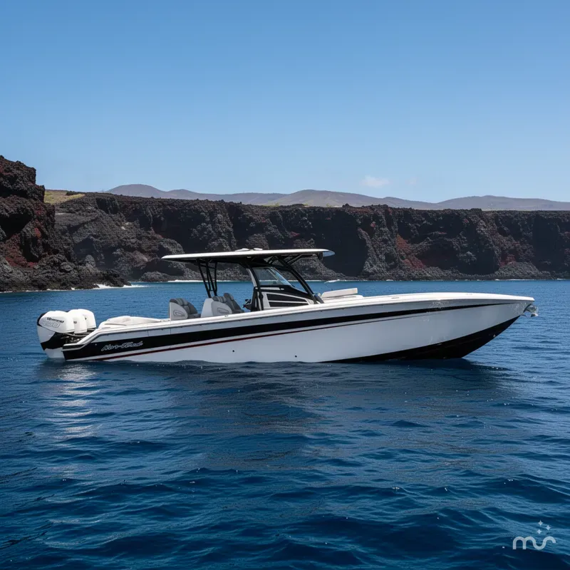 Slide: The Image of Nor-Tech 390 Sport Center Console 2019 - 4