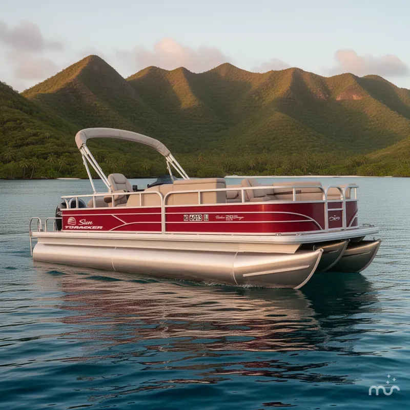 The Image of Sun Tracker Fishin' Barge 22 DLX 2019 - 0