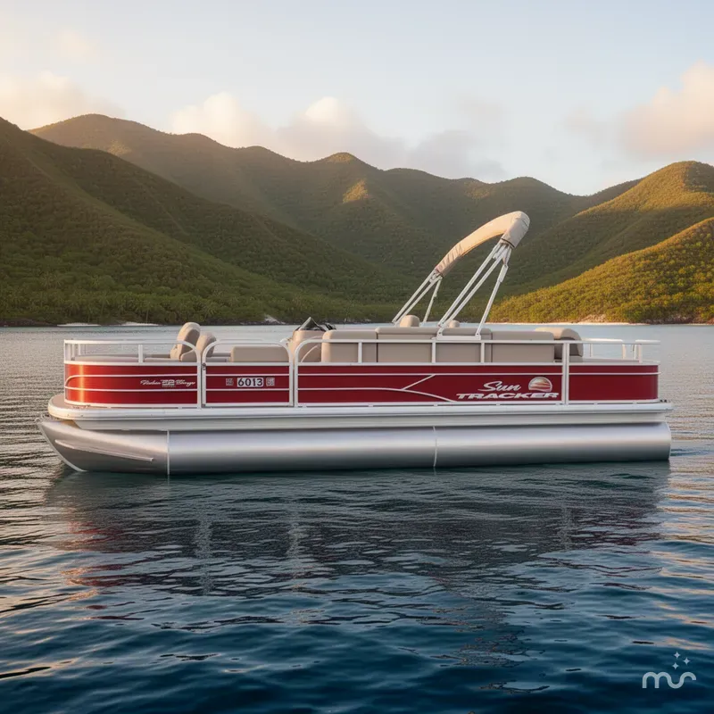 Slide: The Image of Sun Tracker Fishin' Barge 22 DLX 2019 - 2