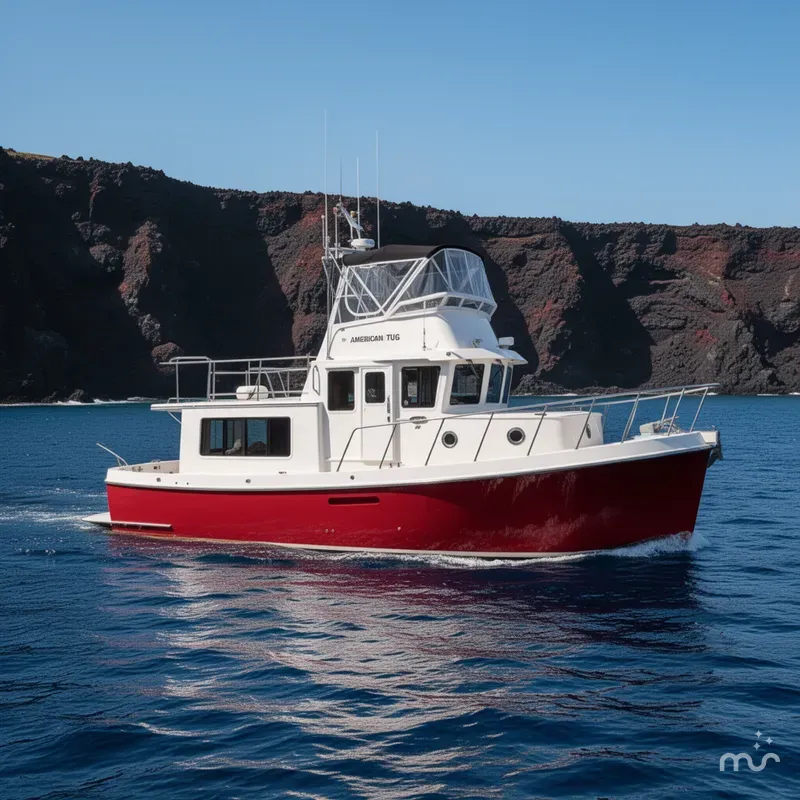 Slide: The Image of American Tug 365 Flybridge 2012 - 2