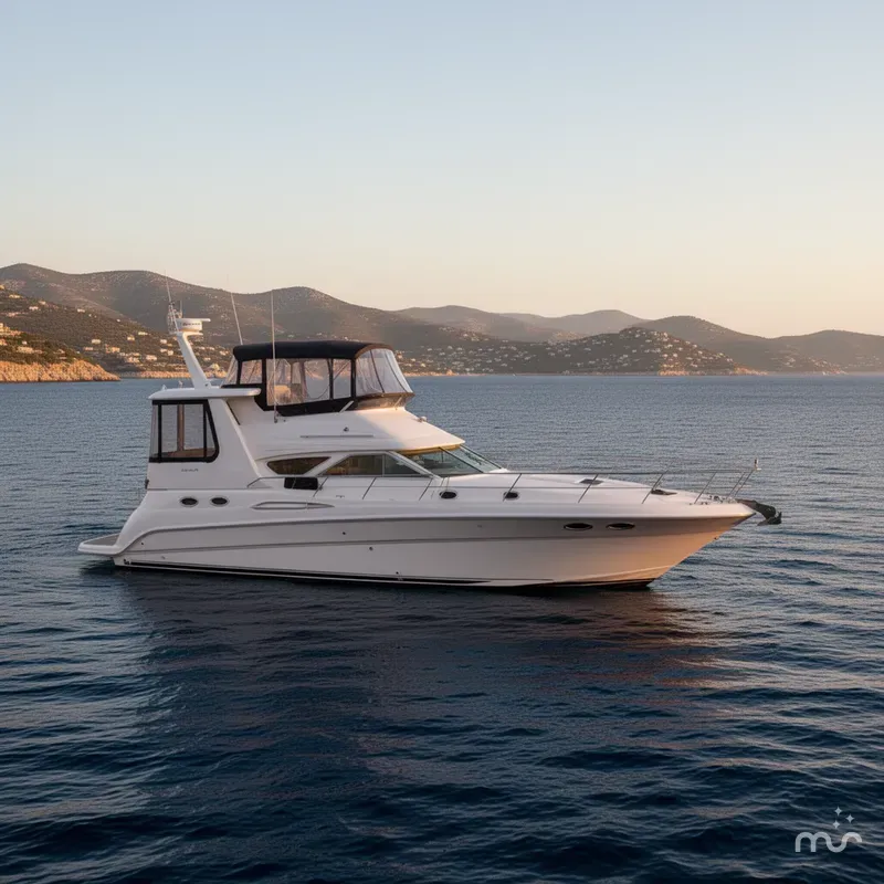 Slide: The Image of Sea Ray 420 Aft Cabin 1999 - 2