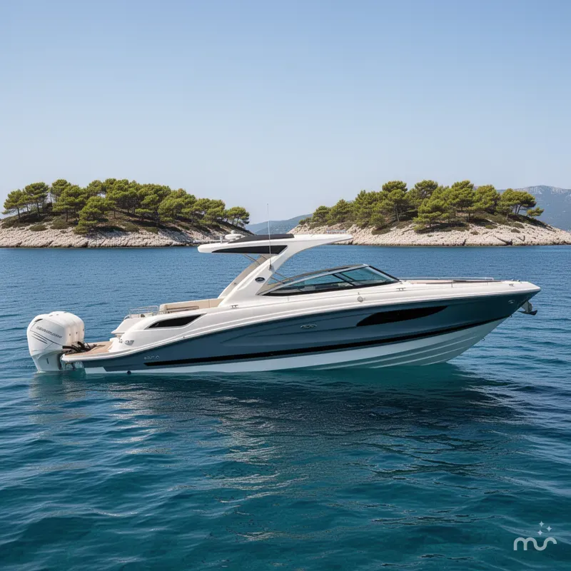 Slide: The Image of Sea Ray SLX 350 Outboard 2017 - 2
