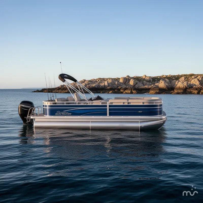 Slide: The Image of Sun Tracker Fishin' Barge 20 DLX 2026 - 2