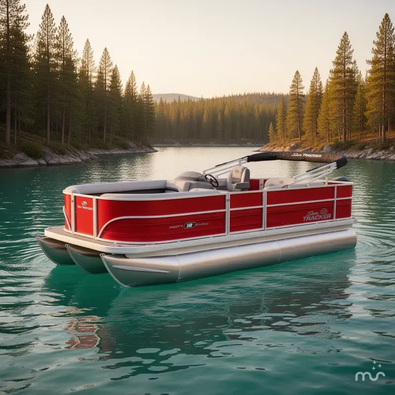 The Image of Sun Tracker Party Barge 18 DLX 2026 - 0