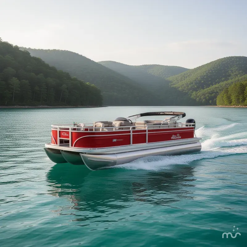 Slide: The Image of Sun Tracker Fishin' Barge 22 DLX 2026 - 4