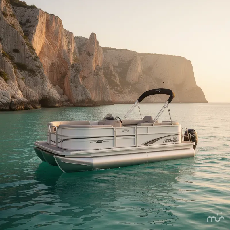 The Image of Sun Tracker Party Barge 16 DLX 2026 - 0
