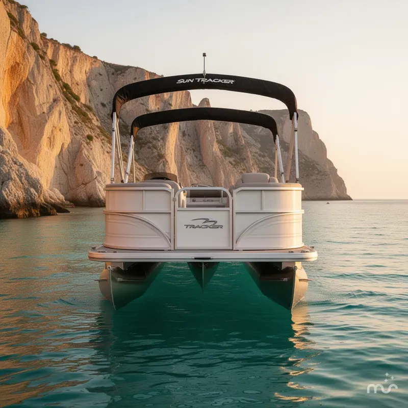 Slide: The Image of Sun Tracker Party Barge 16 DLX 2026 - 3