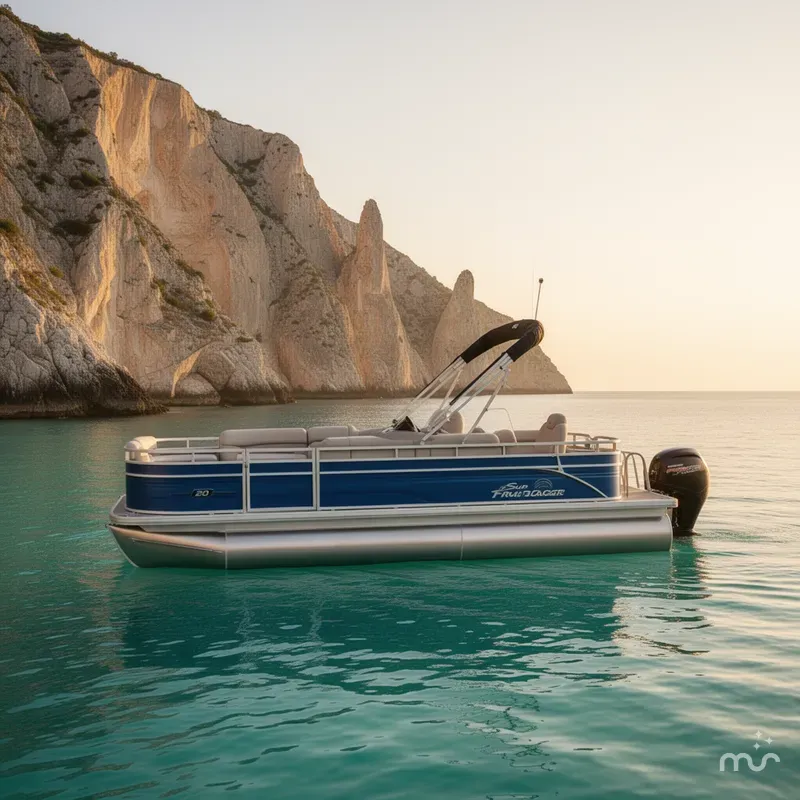 Slide: The Image of Sun Tracker Fishin' Barge 20 DLX 2026 - 2