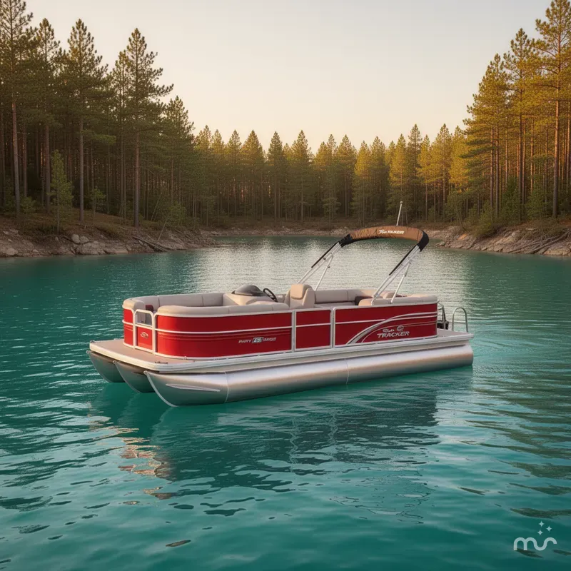 The Image of Sun Tracker Party Barge 22 DLX 2026 - 0