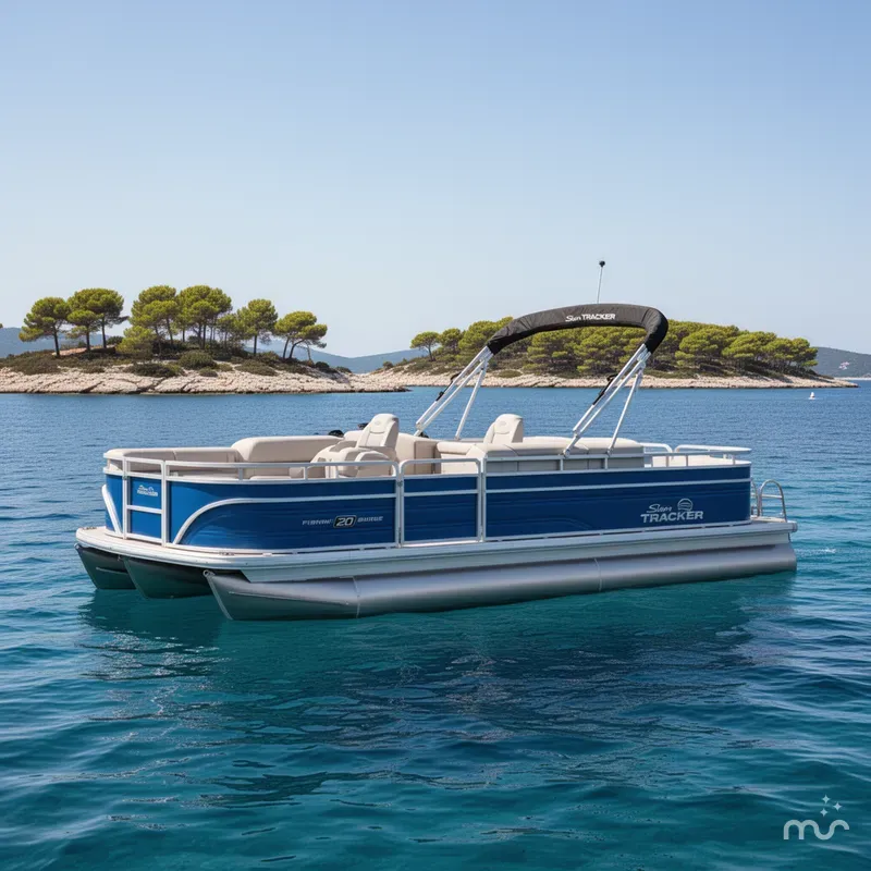 Slide: The Image of Sun Tracker Fishin' Barge 20 DLX 2026 - 2