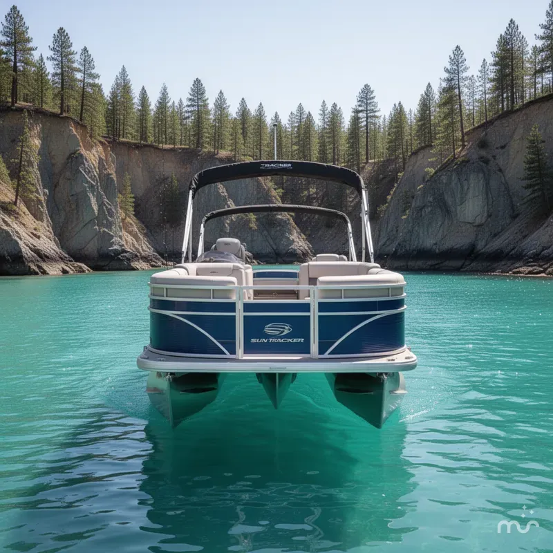 Slide: The Image of Sun Tracker Fishin' Barge 20 DLX 2026 - 1