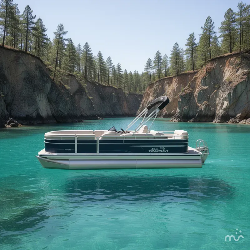 Slide: The Image of Sun Tracker Fishin' Barge 20 DLX 2026 - 2