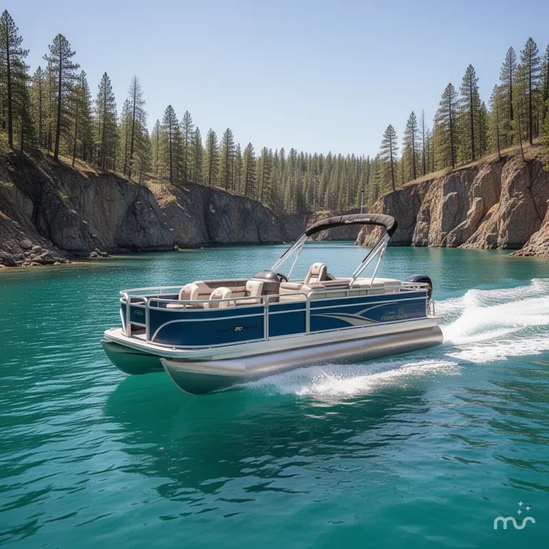Slide: The Image of Sun Tracker Fishin' Barge 20 DLX 2026 - 4