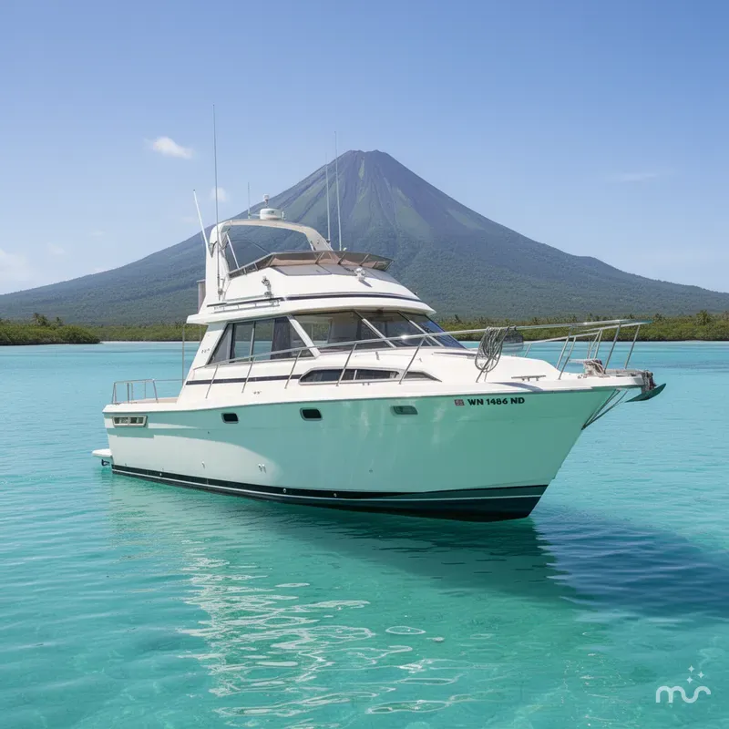 Slide: The Image of Bayliner 3288 Motoryacht 1989 - 2