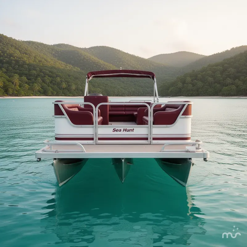 Slide: The Image of Sea Hunt SEA HUNT PONTOON 1994 - 1