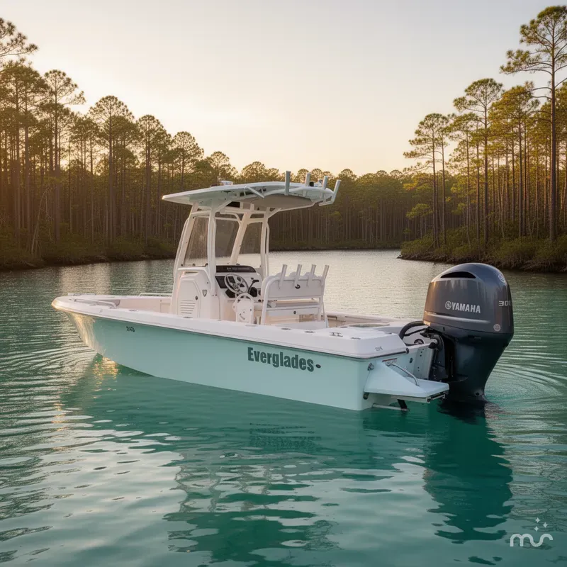 Slide: The Image of Everglades 243 Center Console 2017 - 2