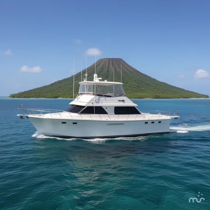 Slide: The Image of Hatteras 74 Cockpit Motor Yacht 1995 - 2