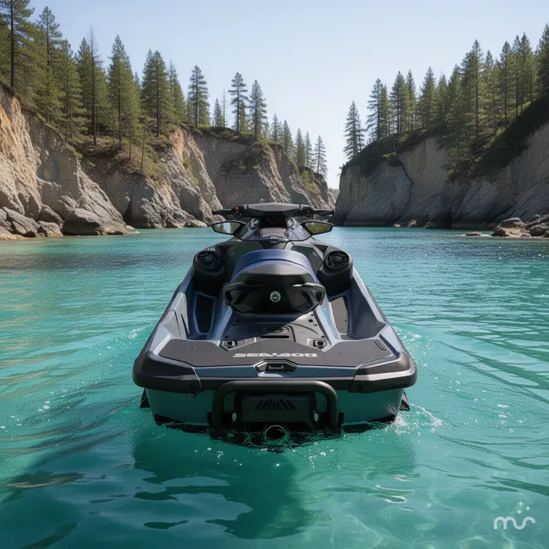 Slide: The Image of Sea-Doo GTX 300 Tech Package, Audio, iDF, iBR 2026 - 3