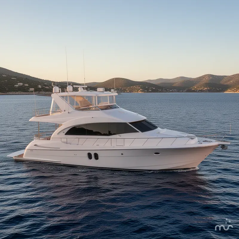 Slide: The Image of Hatteras 60 Motor Yacht 2009 - 4