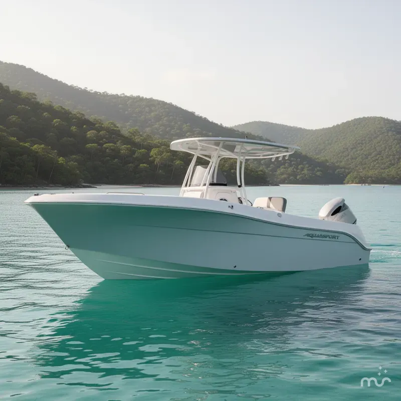 Slide: The Image of Aquasport 2300 Center Console 2021 - 2