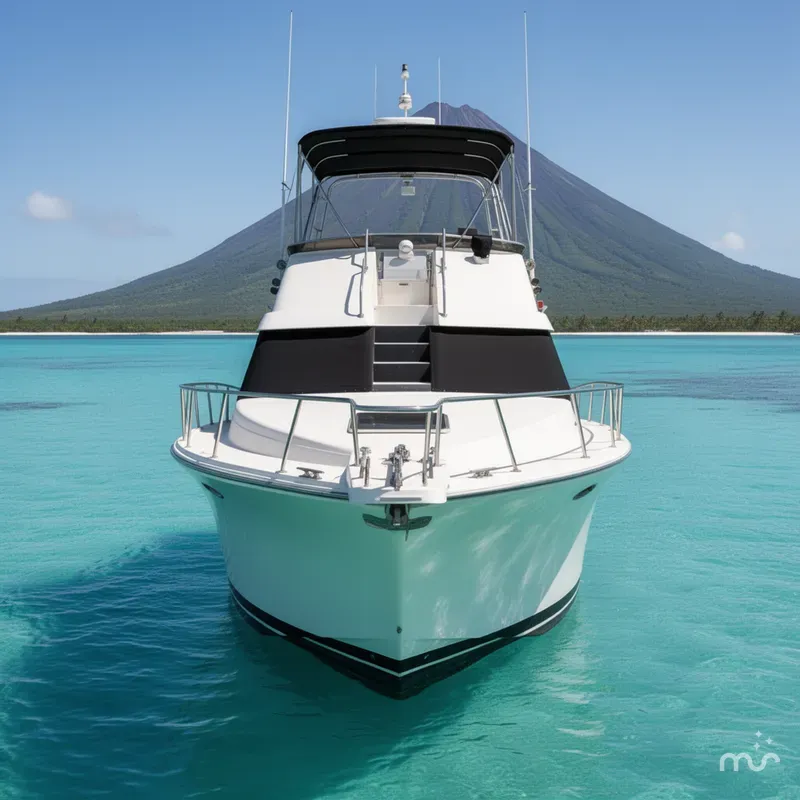 Slide: The Image of Luhrs 3400 Motor Yacht 1990 - 1