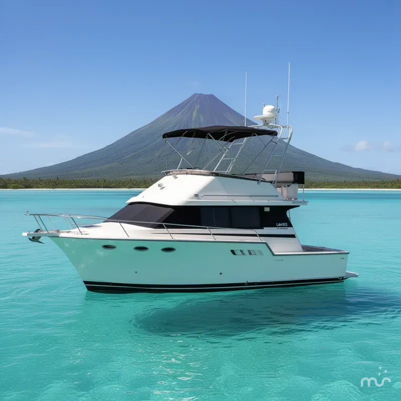 Slide: The Image of Luhrs 3400 Motor Yacht 1990 - 2