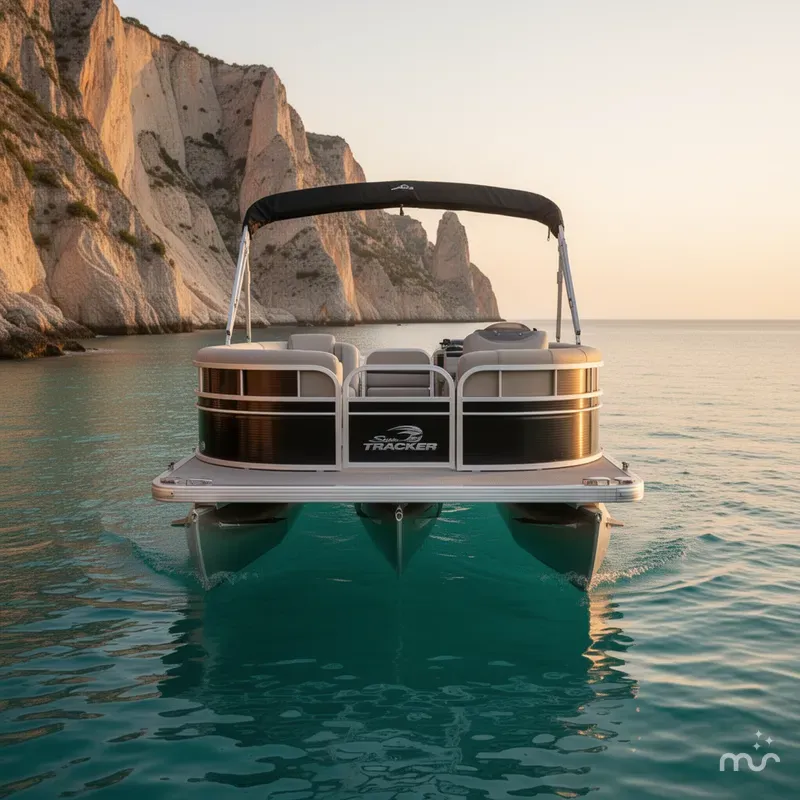 Slide: The Image of Sun Tracker Party Barge 20 DLX 2026 - 1