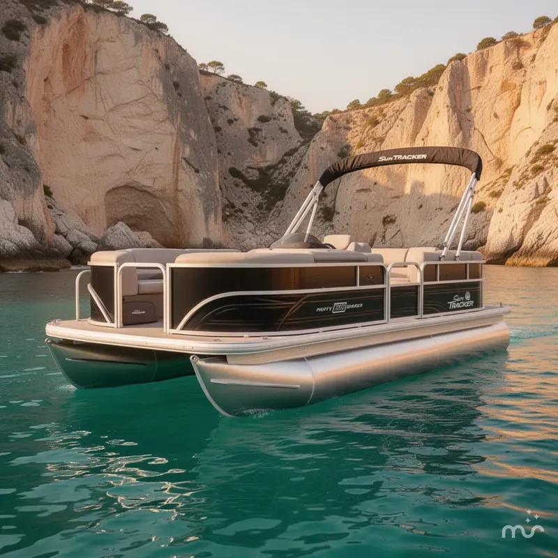 Slide: The Image of Sun Tracker Party Barge 20 DLX 2026 - 2