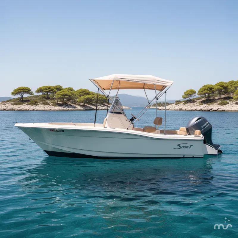 Slide: The Image of Scout 195 Sportfish 2022 - 2