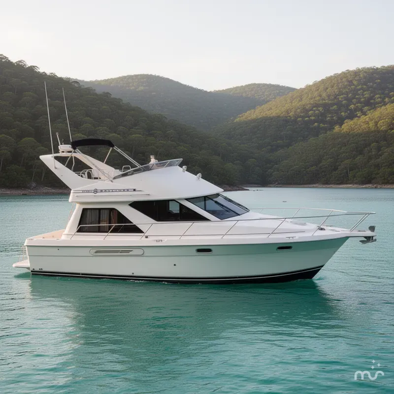 Slide: The Image of Bayliner 3788 Command Bridge Motoryacht 1997 - 2