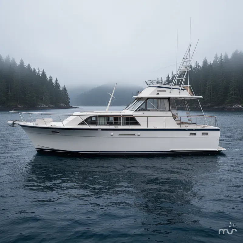 Slide: The Image of Hatteras 43 Double Cabin 1978 - 2
