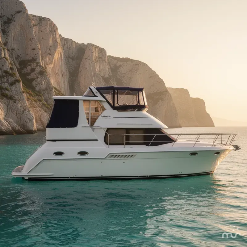 Slide: The Image of Carver Yachts 356 Aft Cabin Motor Yacht 2003 - 2