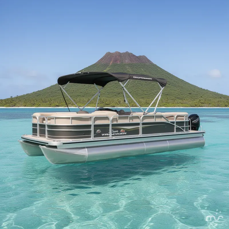The Image of Sun Tracker Party Barge 18 DLX 2023 - 0