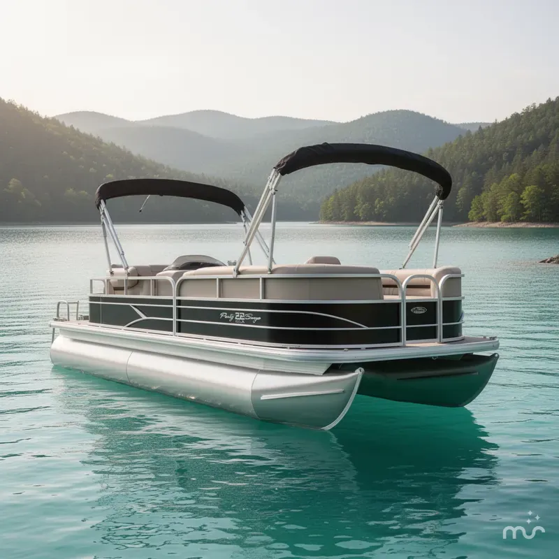 The Image of Sun Tracker Party Barge 22 DLX 2016 - 0