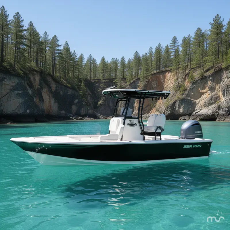 Slide: The Image of Sea Pro 230 Bay with YAMAHA 200 2026 - 2