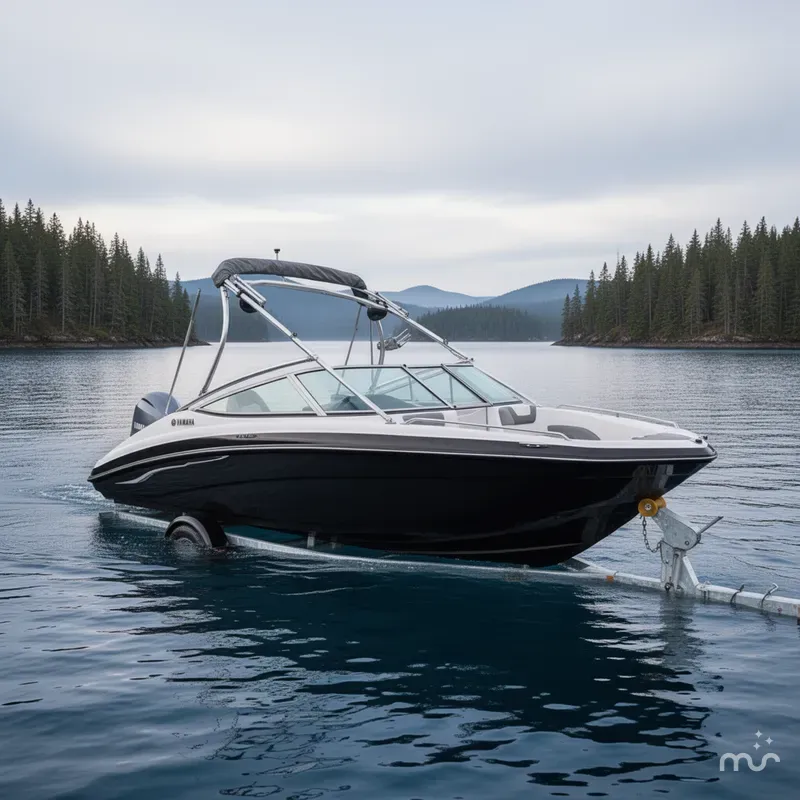 Slide: The Image of Yamaha AR190 With Galvanized Trailer 2014 - 4