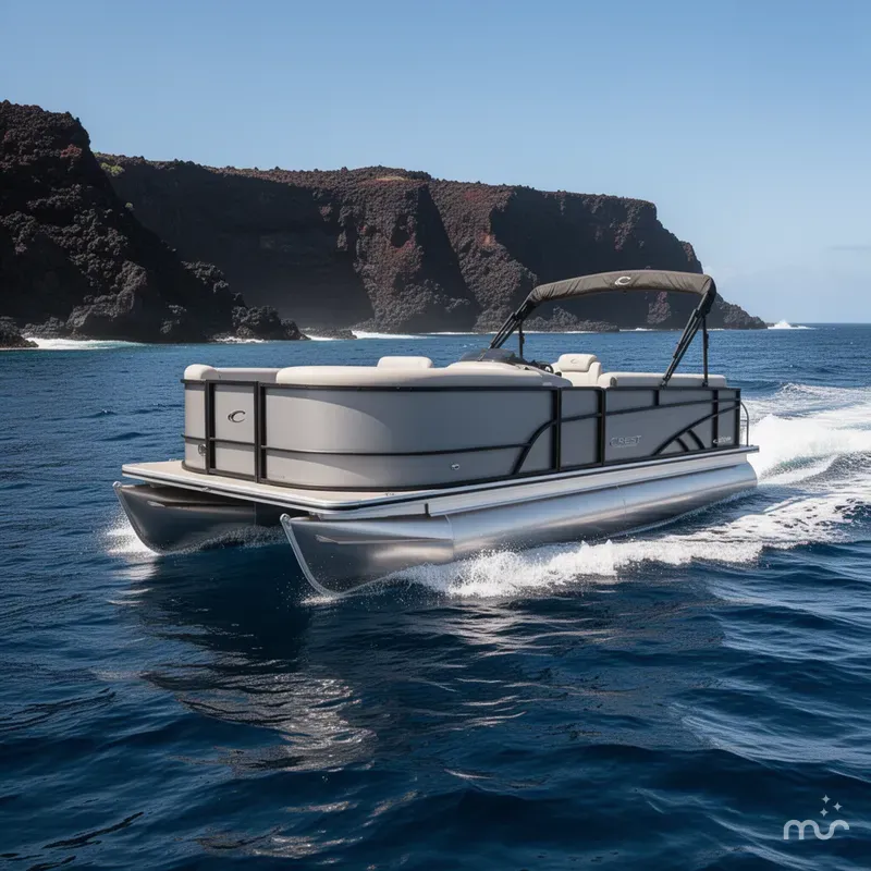 Slide: The Image of Crest Conquest SE 220 Cruise 2-Tube W/115Hp And Trailer 2026 - 2