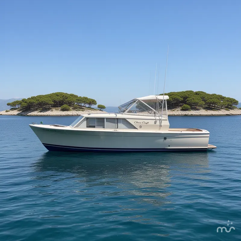 Slide: The Image of Chris-Craft 27 Commander 1966 - 2
