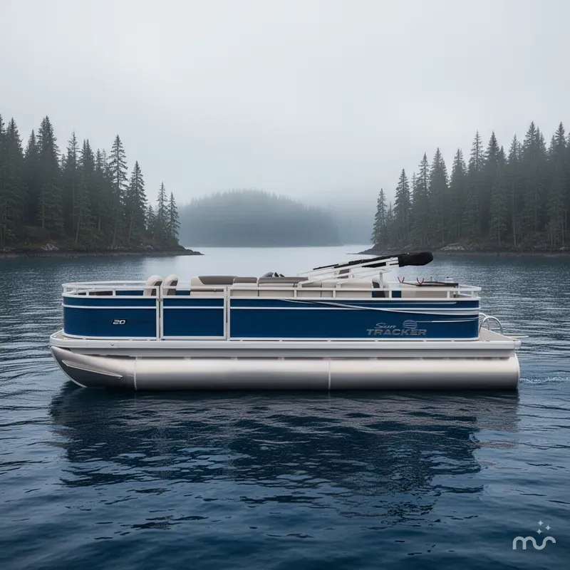 Slide: The Image of Sun Tracker Fishin' Barge 20 DLX 2026 - 2