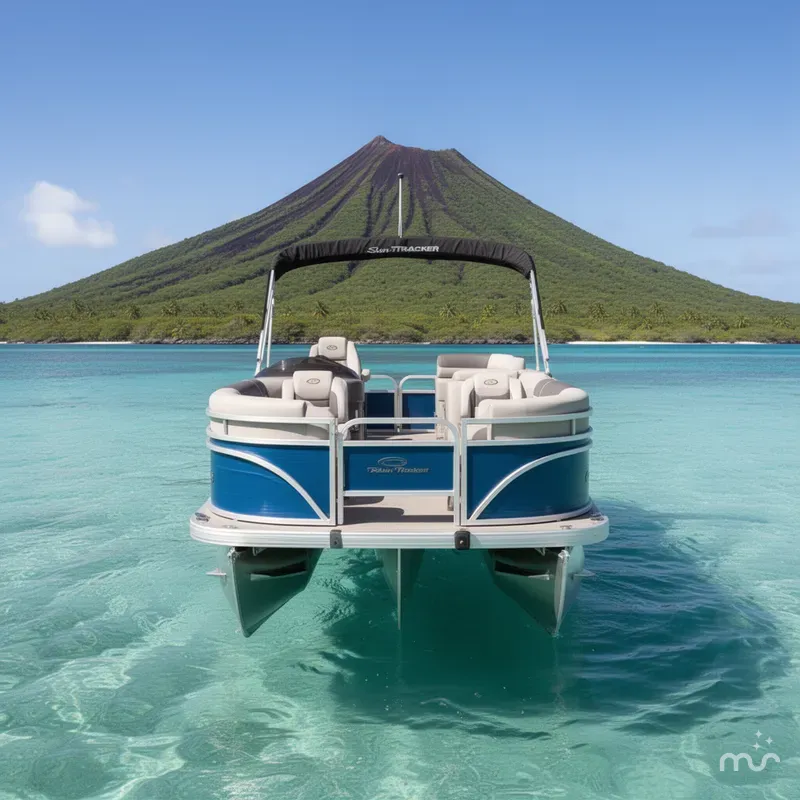 Slide: The Image of Sun Tracker Fishin' Barge 20 DLX 2026 - 1