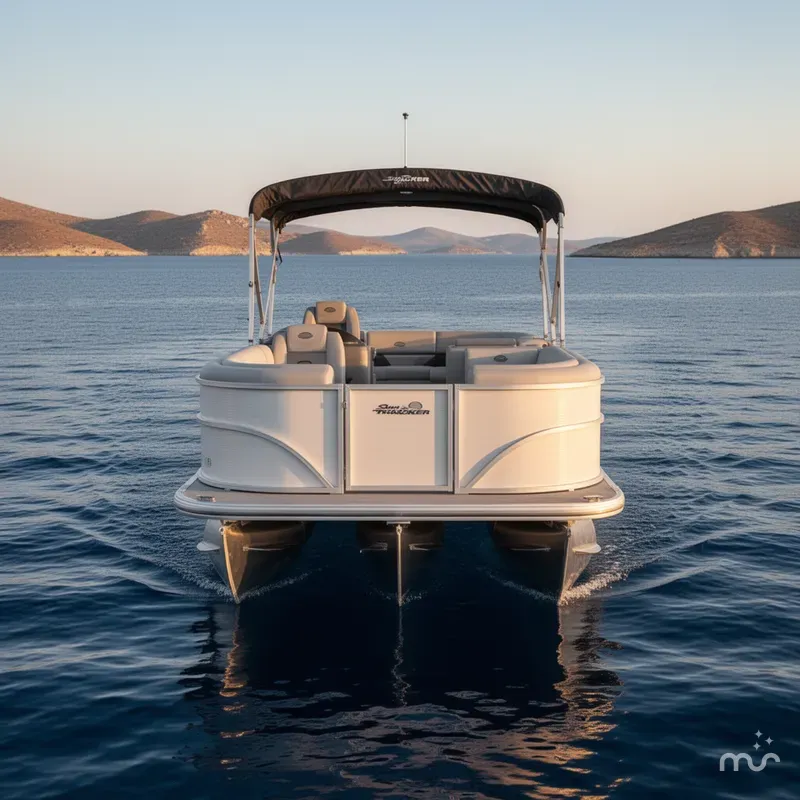 Slide: The Image of Sun Tracker Party Barge 20 DLX 2026 - 1