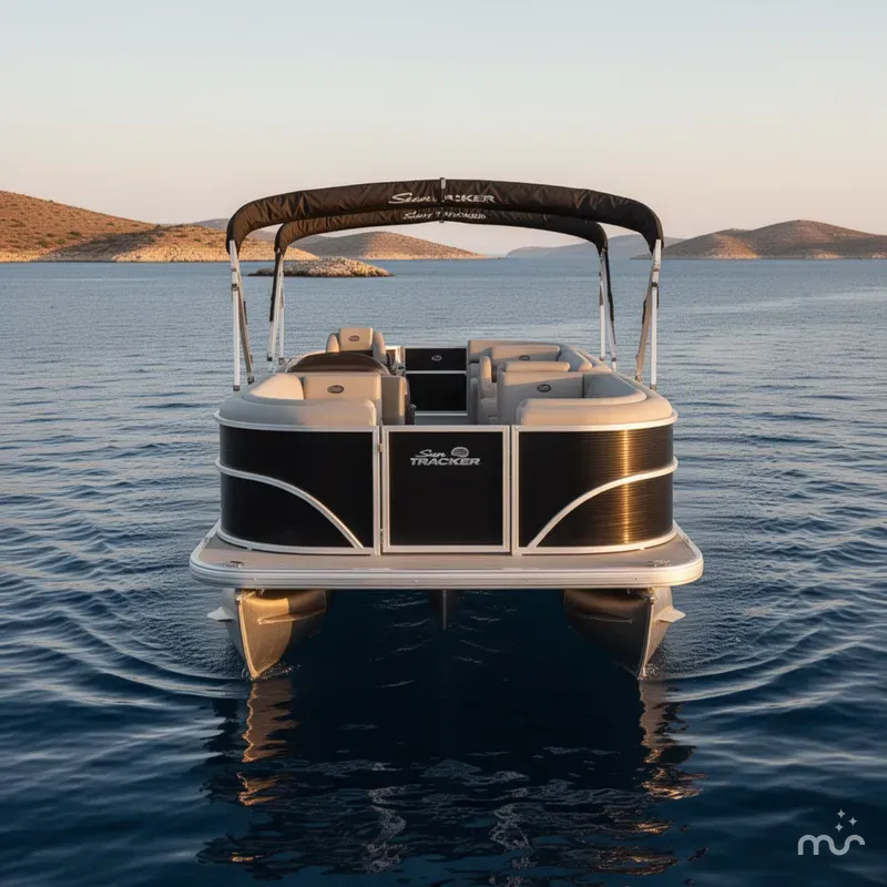 Slide: The Image of Sun Tracker Party Barge 20 DLX 2026 - 3