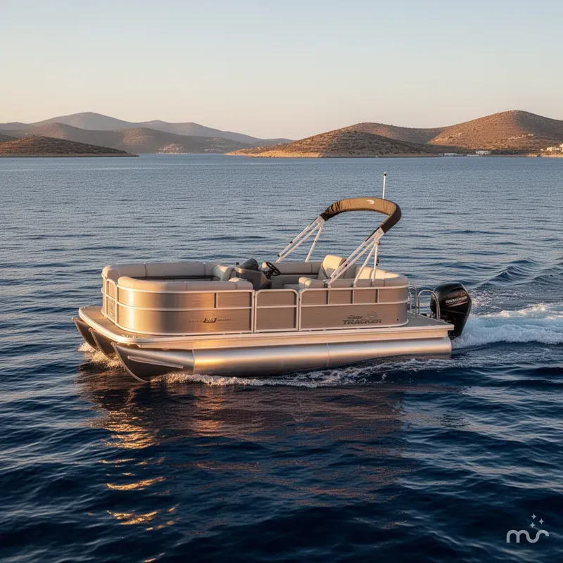 Slide: The Image of Sun Tracker Party Barge 20 DLX 2026 - 4